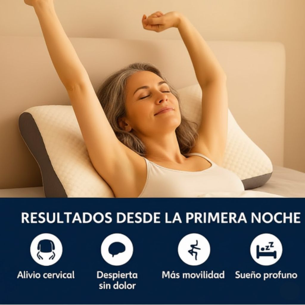 Almohada Cervical: Tu Descanso Empieza Aquí. Olvídate del Dolor Hoy